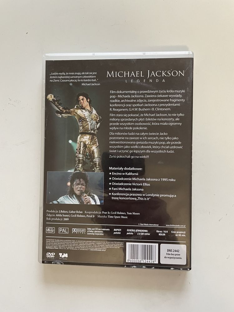 Michael Jackson DVD ‼️ czytaj opis‼️
