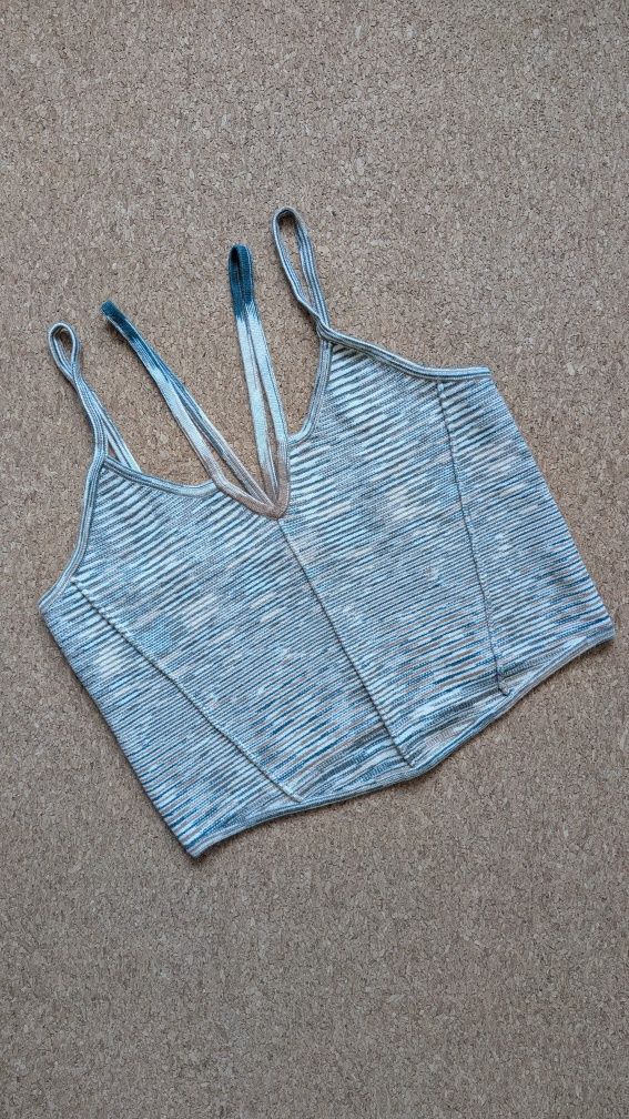 Top z dzianiny a-la gorset rozmiar S Anthropologie