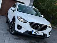 Mazda CX-5 2.5+GAZ 192KM LED Skóry Alu Biała Perła Aktywny Tempomat