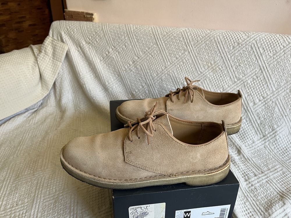 Замшевые туфли Clarks Originals Desert London 40р 25,5см