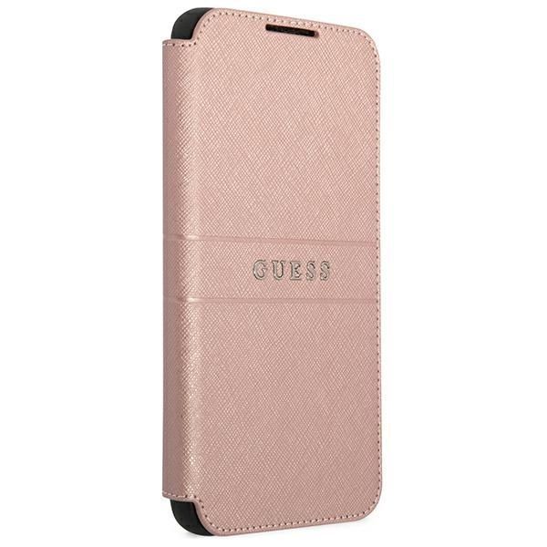 Guess Gubks22Mpsasbpi S22+ S906 Różowy/Pink Book Saffiano Stripes