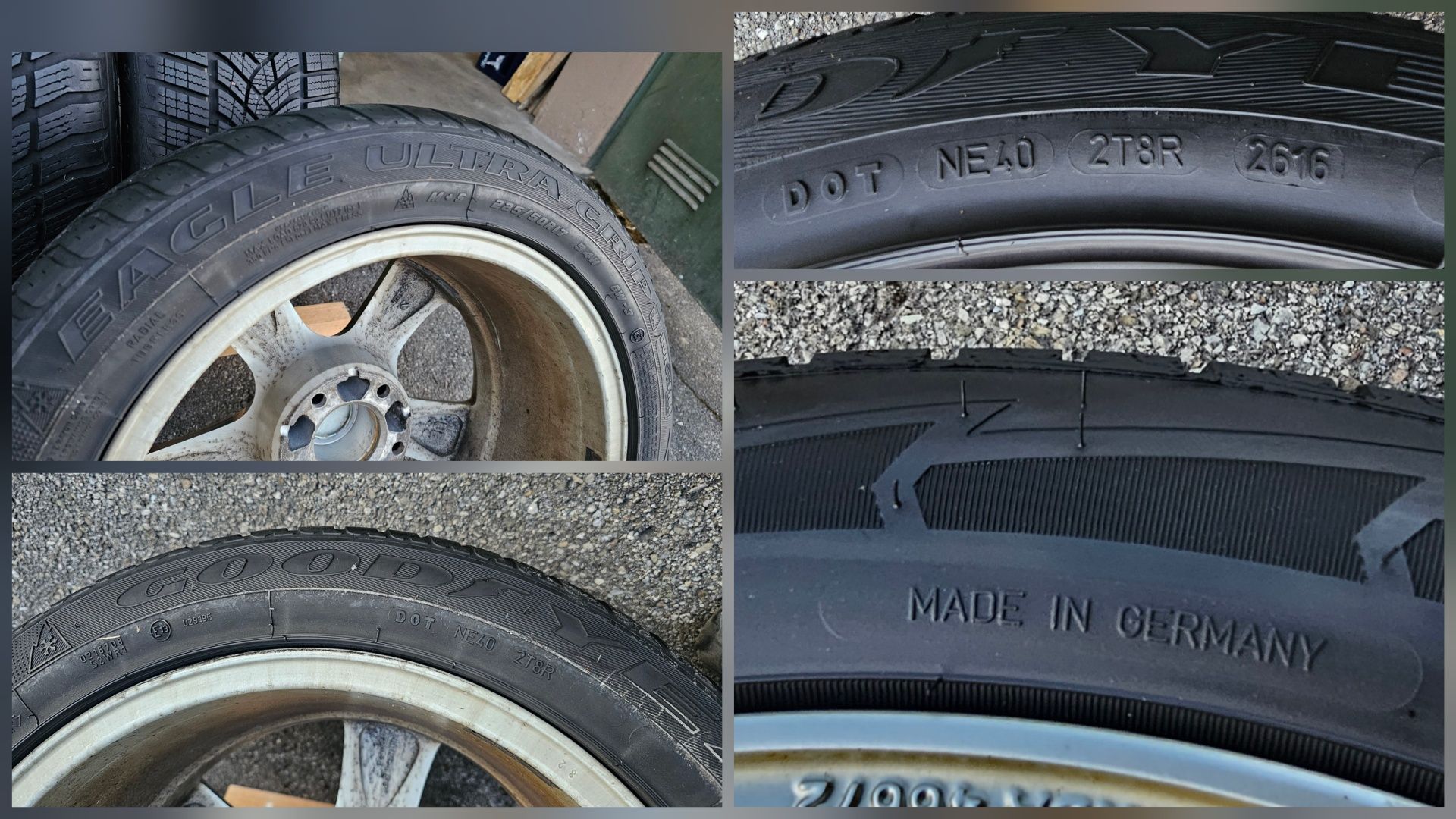 Зимние шины Goodyear ultragrip performance+ 225/50/17 Комплект 8мм