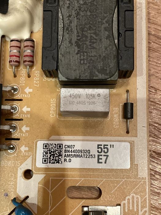 Запчастини телевізора Samsung UE58RU7100UXUA