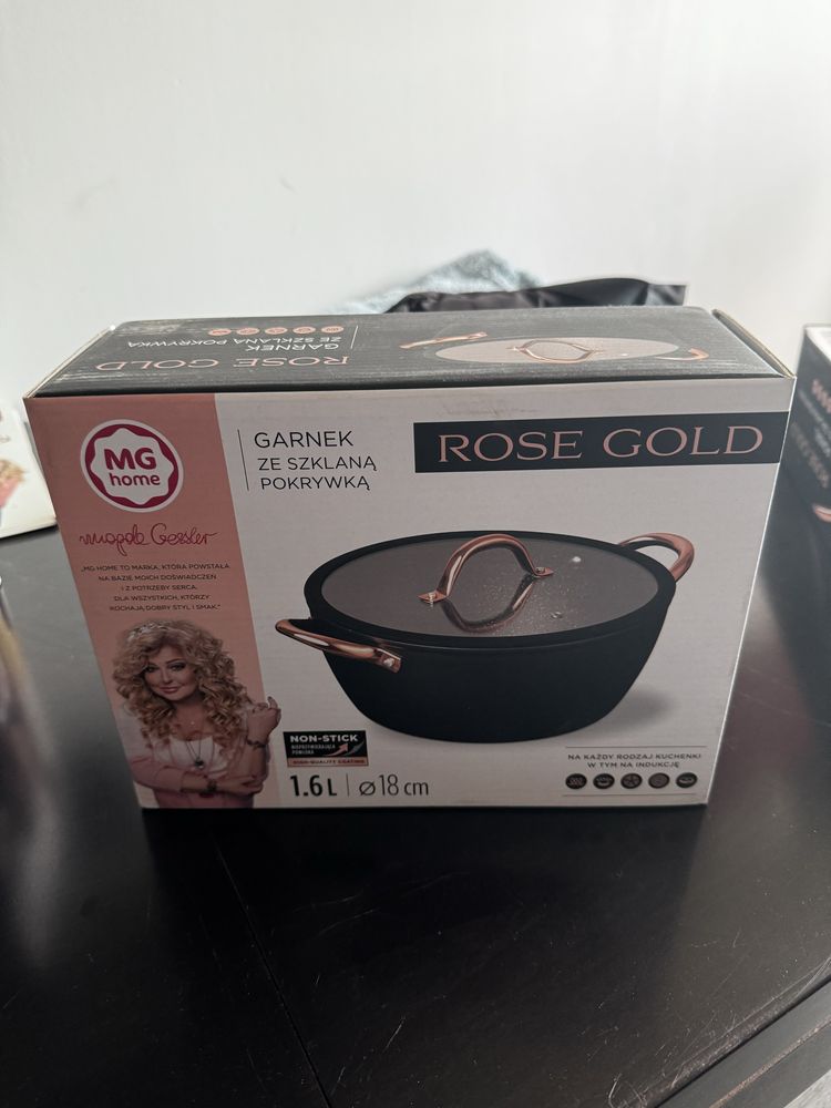 Garnek tradycyjny MG home ROSE GOLD 1,6 l