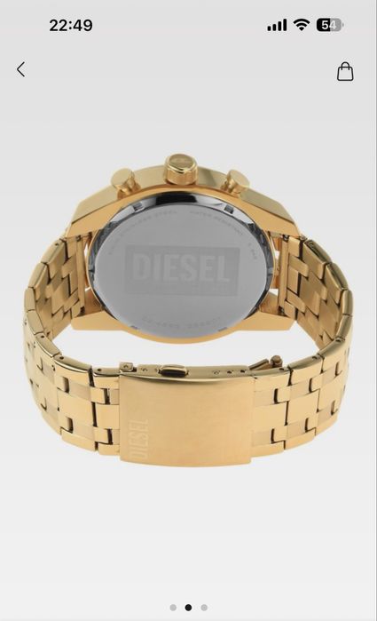 Zegarek Disel Złoty