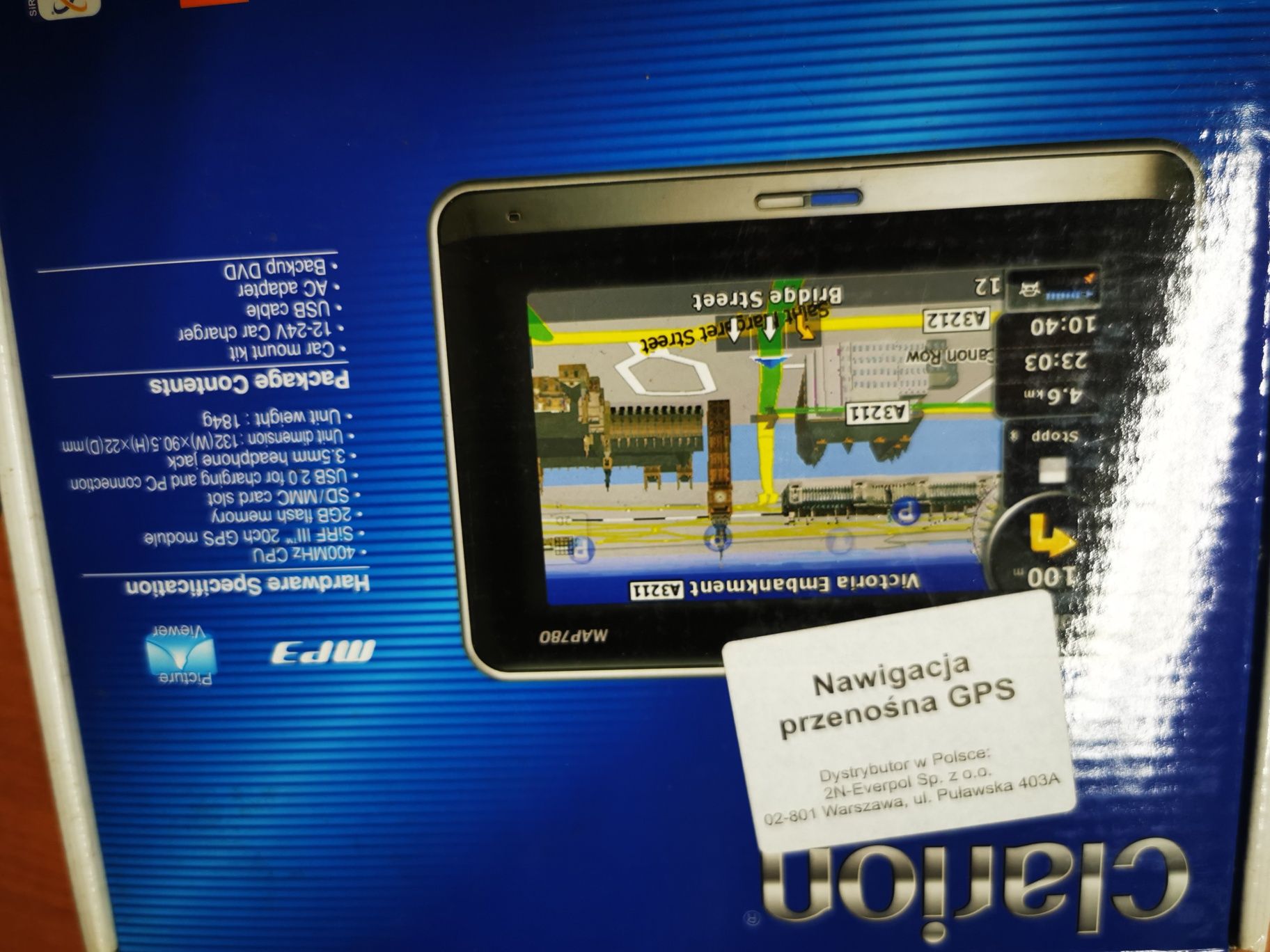 Nawigacja Clarion Sprawna GPS multimedia