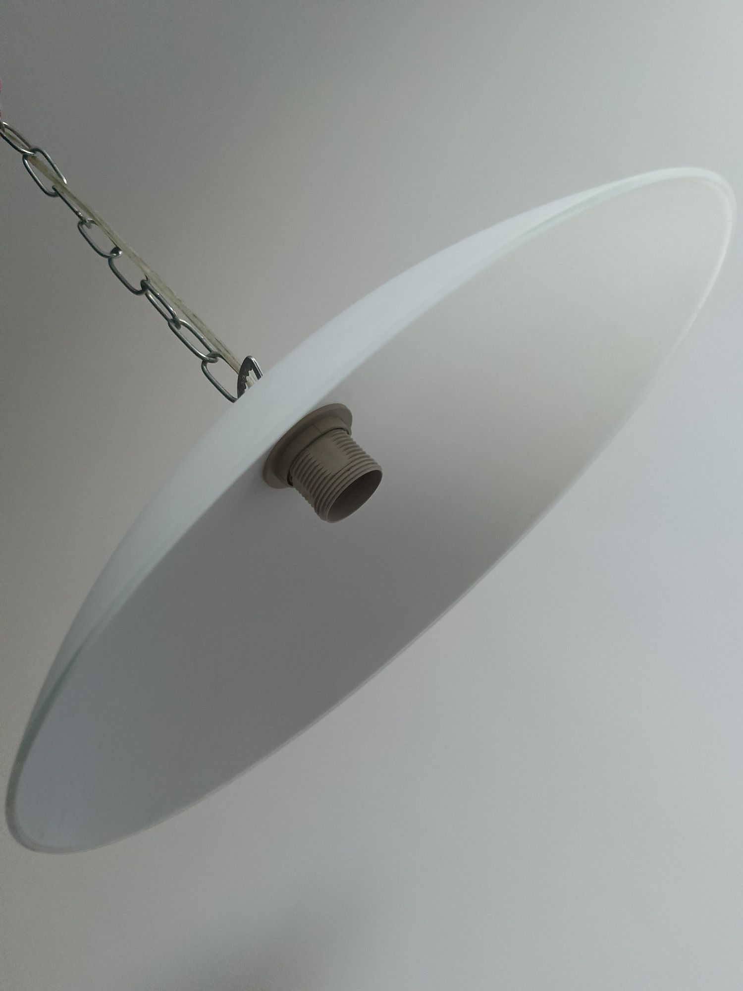 Lampa wisząca srebrna