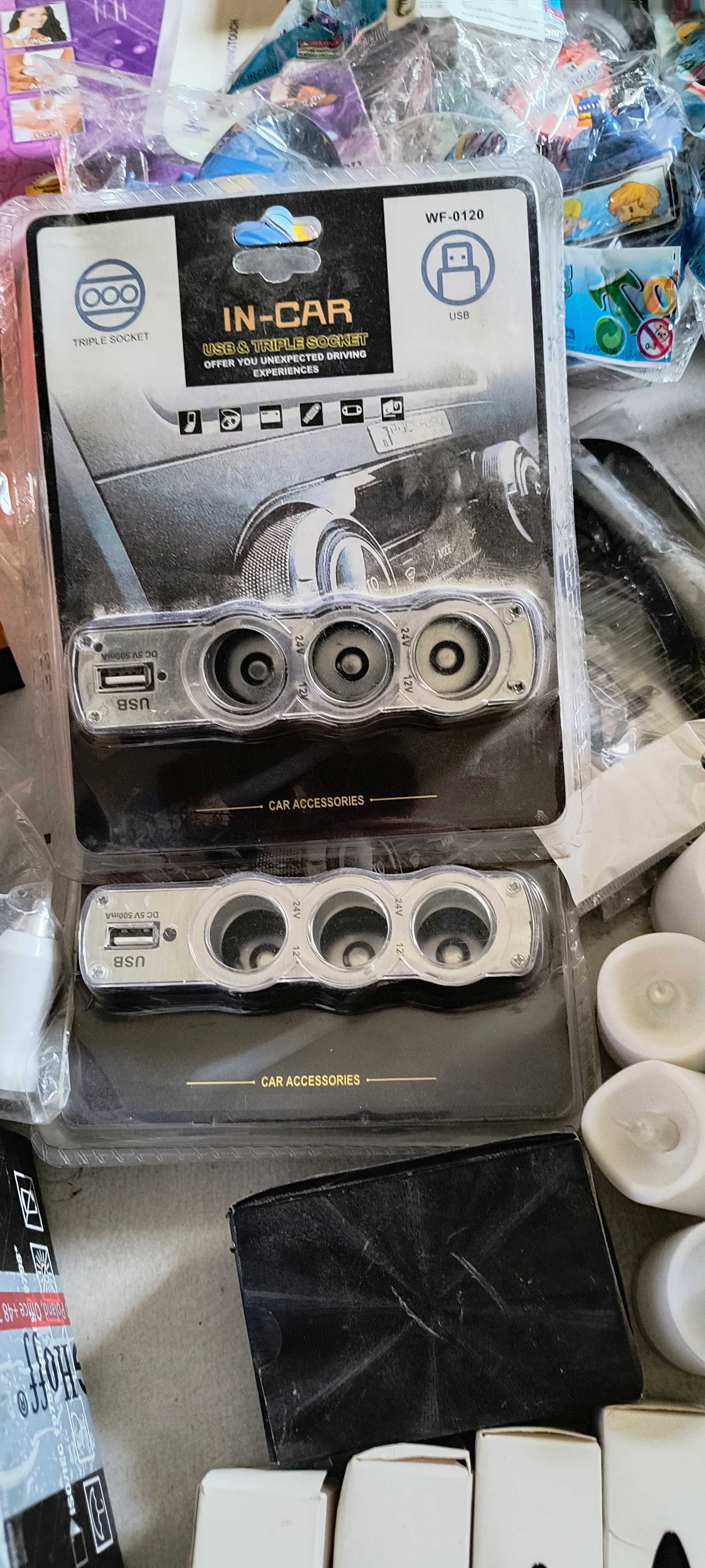 Głośnik powerbank kask ładowarki. Depilator wentylator