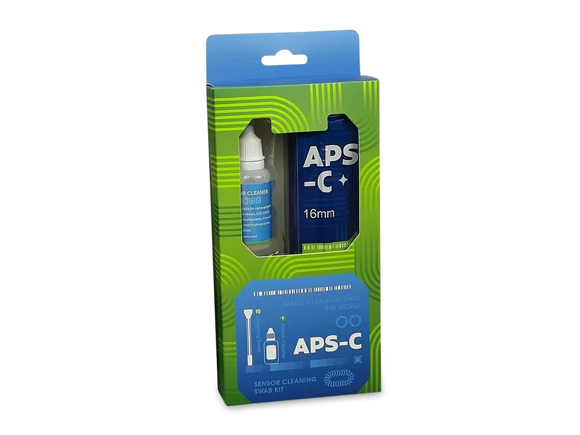 Kit de limpeza para sensor APS-C de câmara digital