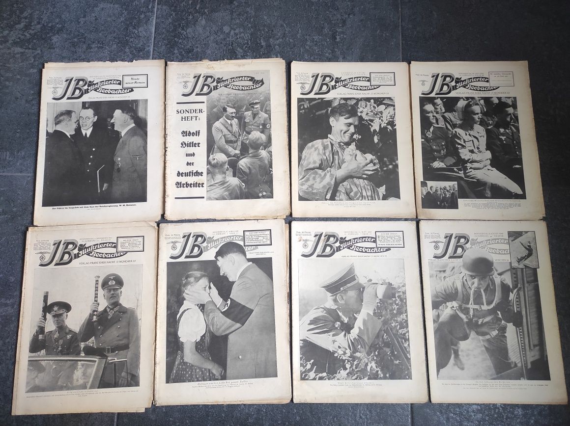 Gazety wojenne Illustrierte Beobachter 43 szt