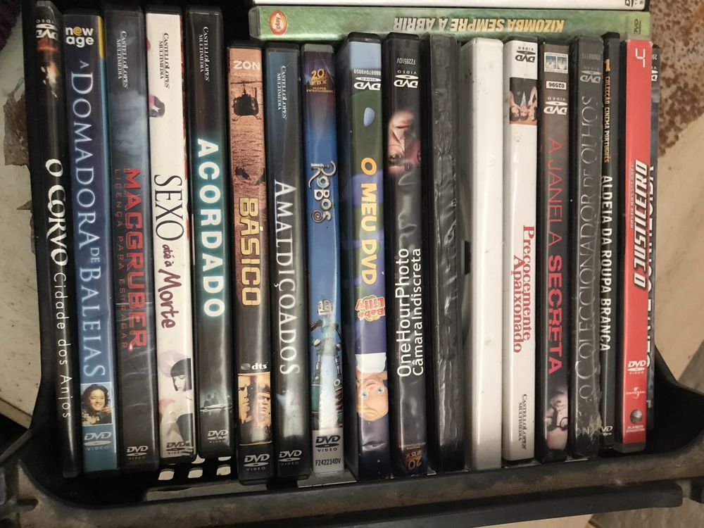 Dvd’s de filmes para desocupar