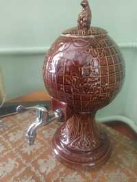 Ємність керамічна для алкоголю (вина) у вигляді глобуса