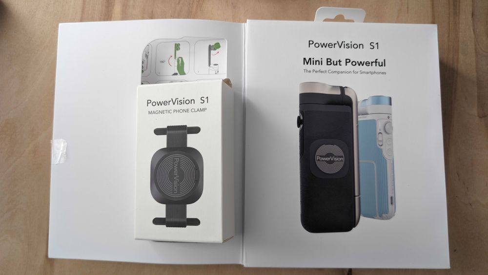 Gimbal Power Vision S1 - wszechstronny, kieszonkowy z indukcją