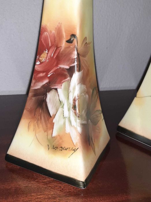 Castiçais em porcelana "Vessaray"