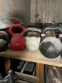 kettlebell De vários pesos