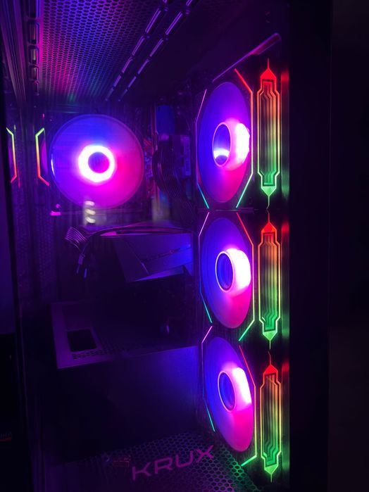 Komputer gamingowy Ryzen 5 5600 / rx 7600 OC 8gb + Monitor 240Hz