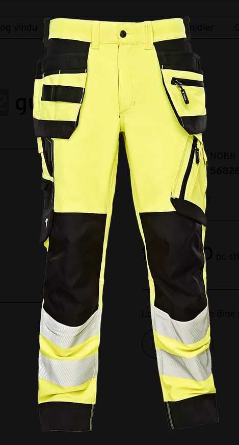 Nowe spodnie robocze, BHP TIMBRA BUKSE Hi-Viz kl. 2 rozm. 50