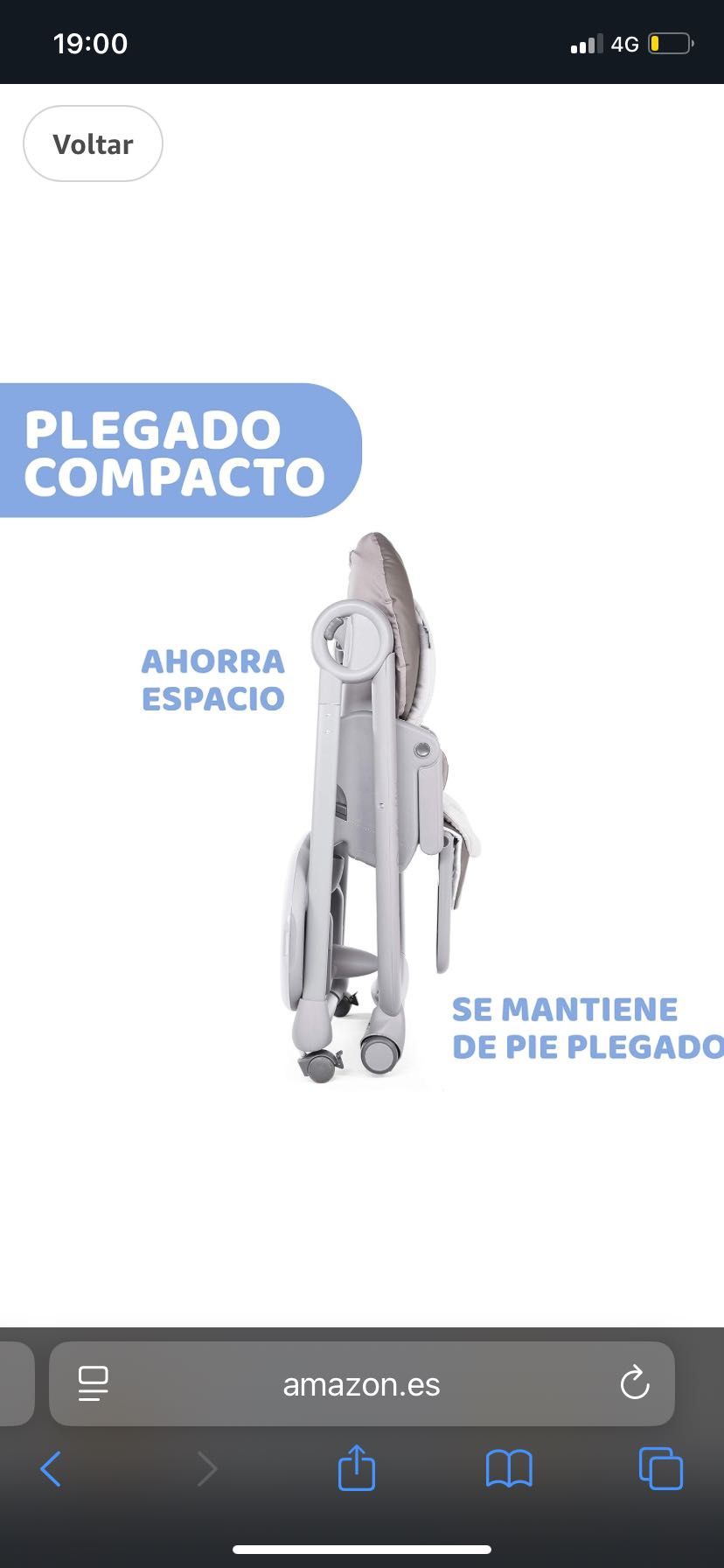 Cadeira bebé Chicco Alimentação