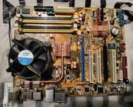 Płyta główna ASUS P5K z procesorem Intel Core 2 Duo E6650 2.33 GHz.