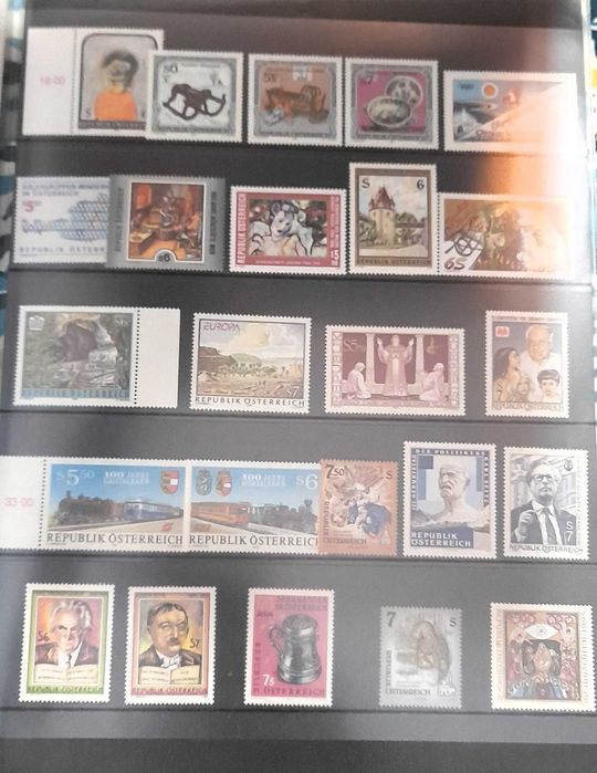 Emissões selos Austria 1994