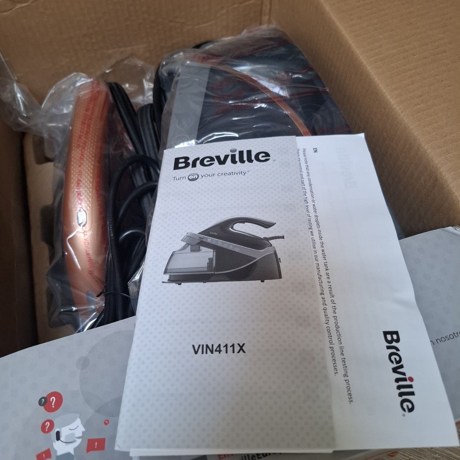 Generator pary, żelazko Breville Pressxpress VIN411X