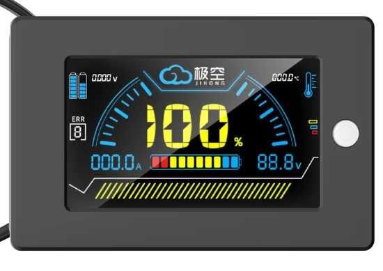 JK BMS LCD 3.2 екран дисплей JiKong врізний з кнопкою активації