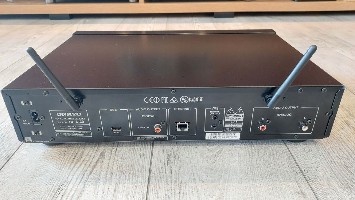 Onkyo NS 6130 Odtwarzacz Sieciowy Multimedialny Muzyczny DSD FLAC MP3