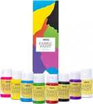Zestaw permanentnych akrylowych farb do tekstyliów NAZCA COLORS 8x30ml