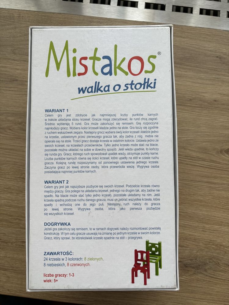 Gra Mistakos walka o stołki