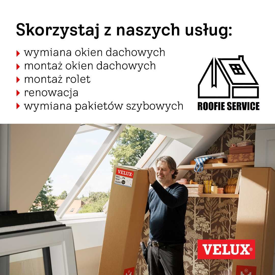 OKNA DACHOWE#serwis / wymiana / montaż Velux Fakro PODLASKIE Białystok