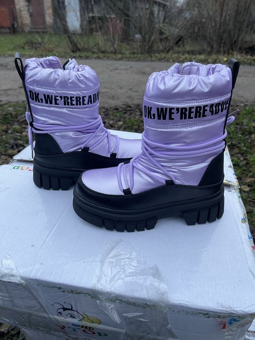 Дутики зимові, дутики для дівчаток! Взуття на зиму 33-38рр