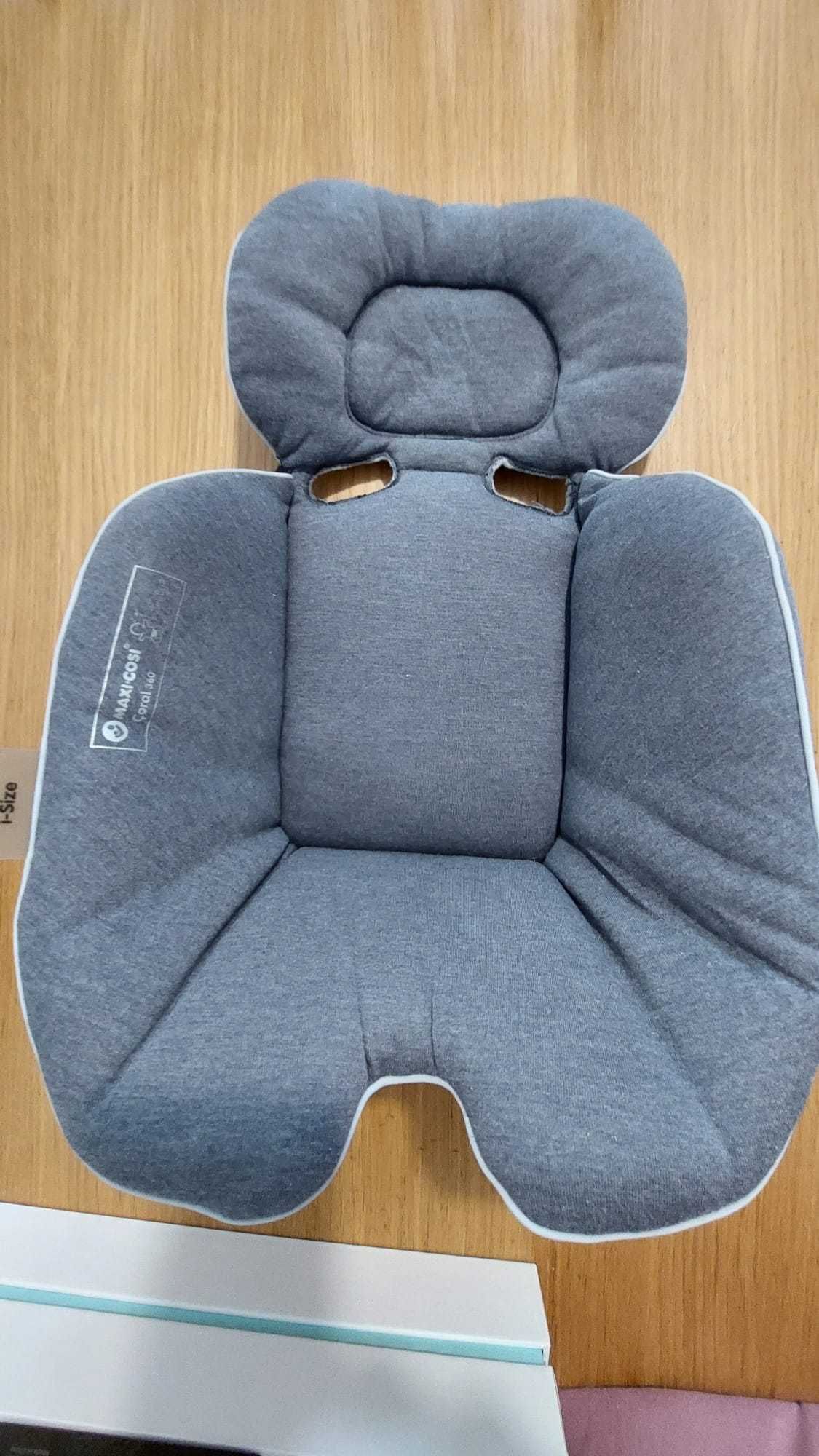Cadeira auto (ovo) Coral 360 + base isofix + adaptadores