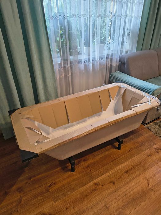 Wanna do zabudowy nowa EXCELLENT Wave Slim 150x70 cm BIAŁY POŁYSK