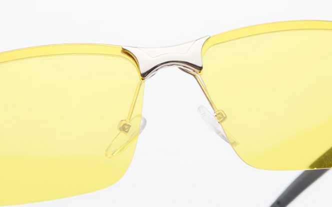 Очки водителя с поляризацией UV400 антиФары водительские желтое стекло