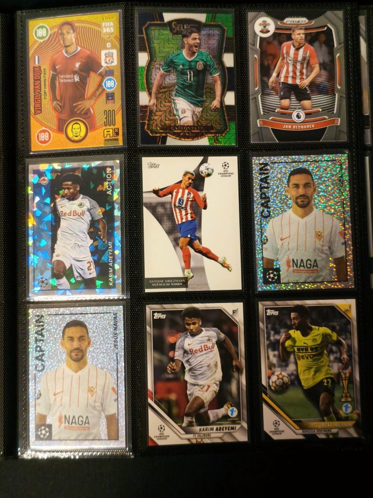 Mix kart specjalnych Panini i Topps! Wybór