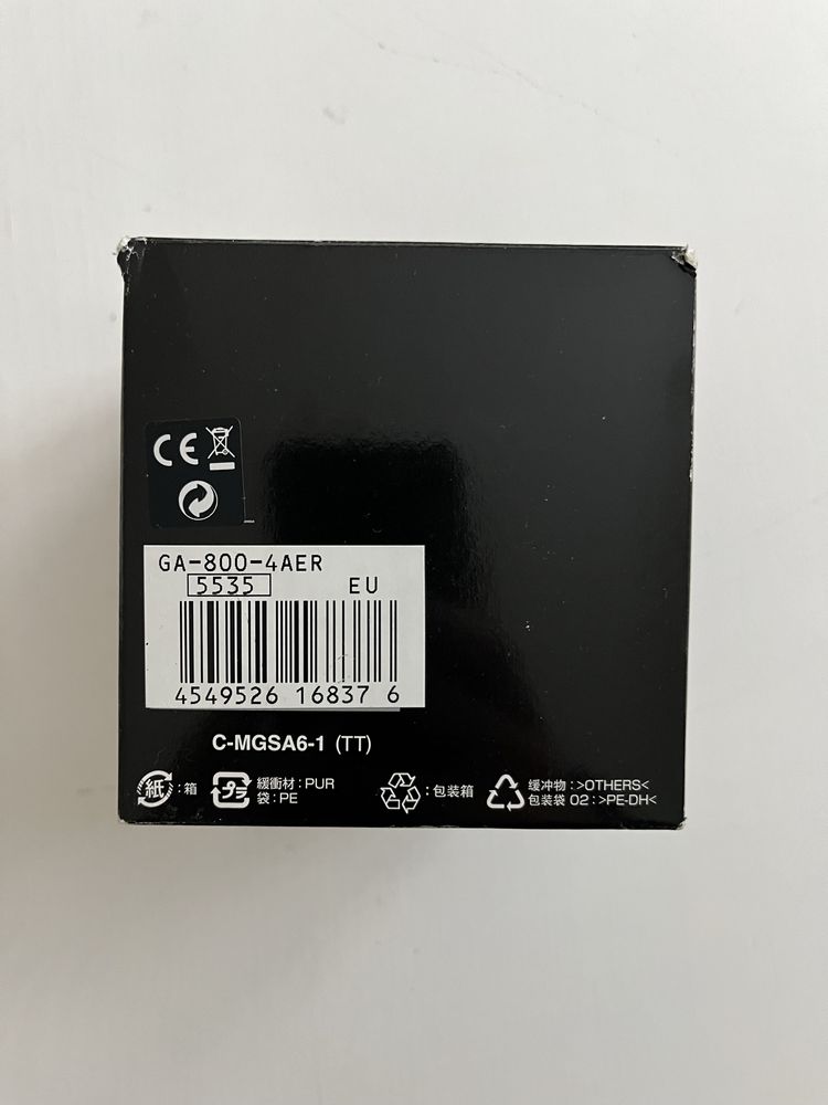 Oryginalny zegarek CASIO G SHOCK GA-800-4AER