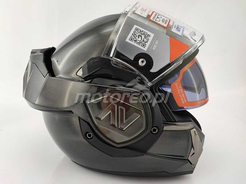 WYPRZEDAŻ Kask Szczękowy Blenda LS2 FF906 ADVANT Jeans Titanium