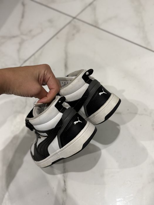 Демісезонні кросівки чобітки пума puma 19 см оригінал чорні