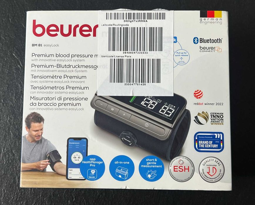 Ciśnieniomierz naramienny Beurer BM 81 z Bluetooth