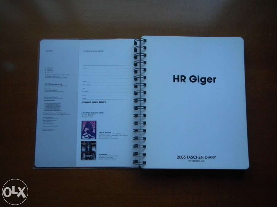 HR Giger - Agendas da Taschen