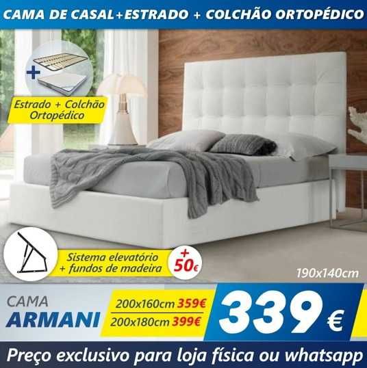 Cama Estofada Armani