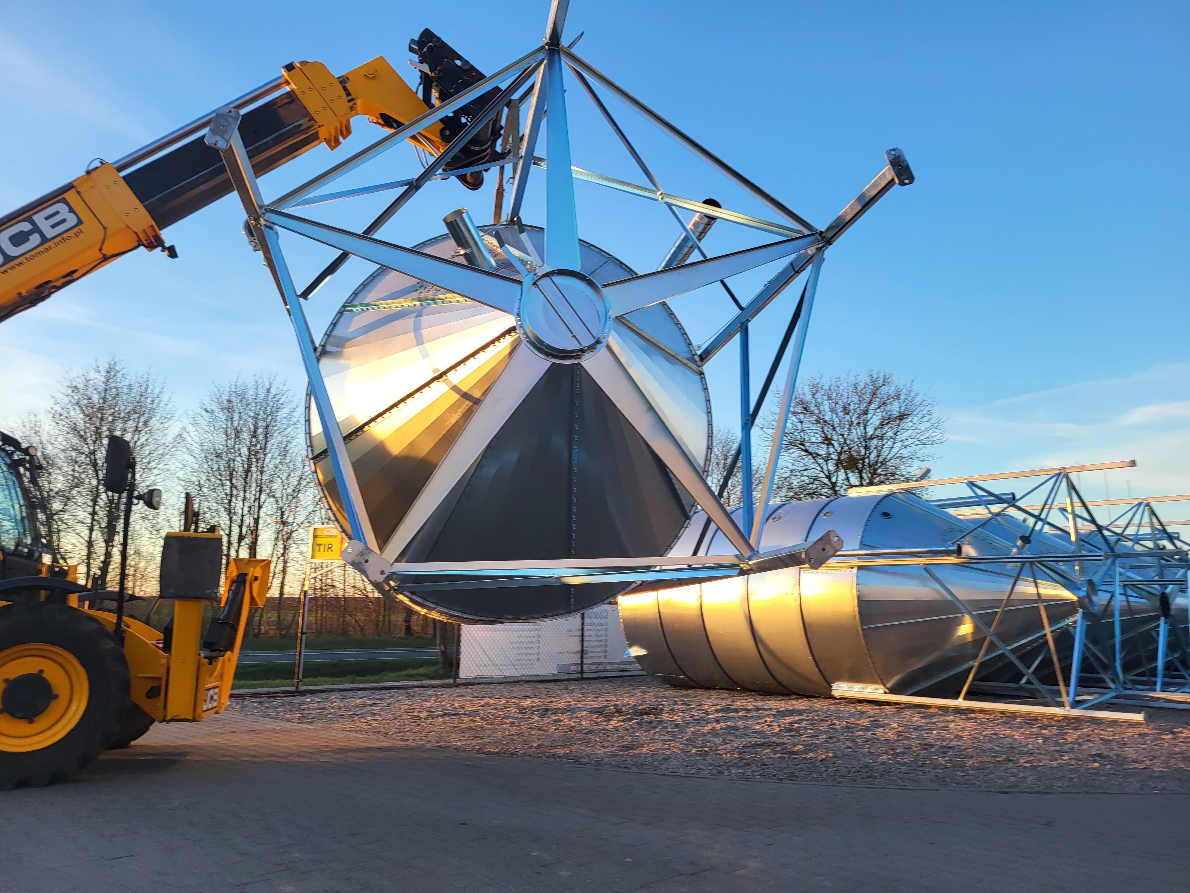 Silos 25 ton 30ton 38t zbiornik siłowy zbożowe 2025 dostępne Dowóz