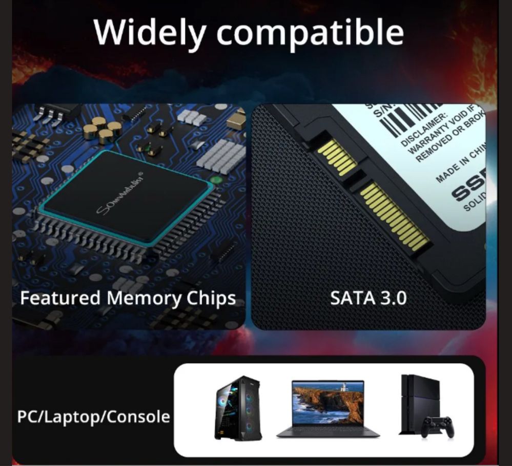 Накопичувач SSD Somnambulist 64 Гб Sata III 2,5"