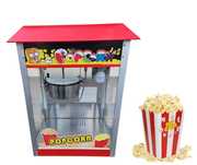 Wydajna Maszyna do popcornu 1400W Wózek szybka porcja podświetlenie