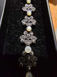 Bransoletka srebrna Hand Made Ohrid Pearls