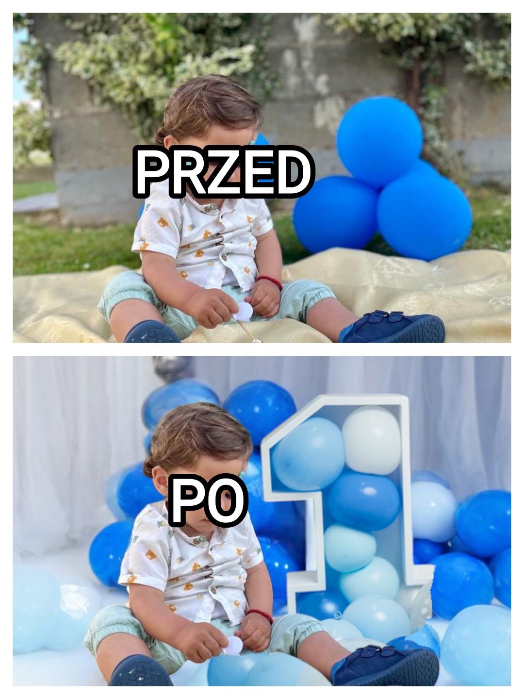 Wirtualna Sesja Zdjęciowa Urodzinowa Roczek itd