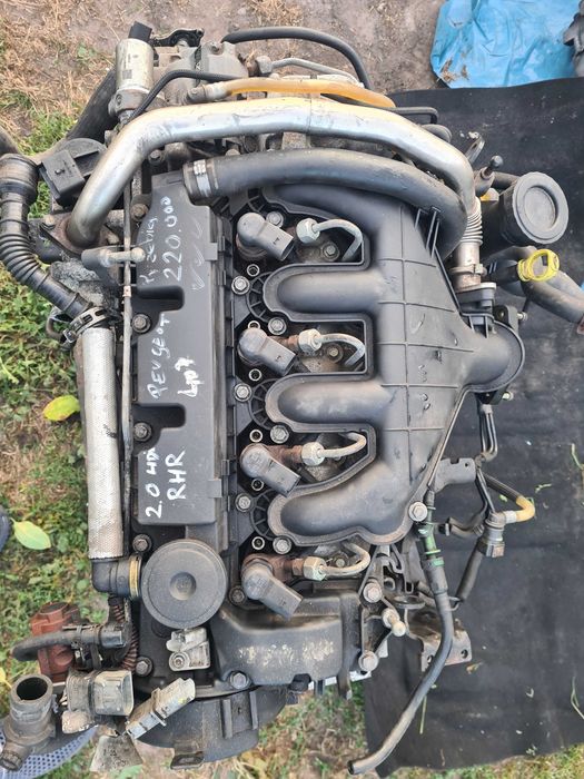 Silnik słupek Peugeot 407 2.0 hdi 136km RHR