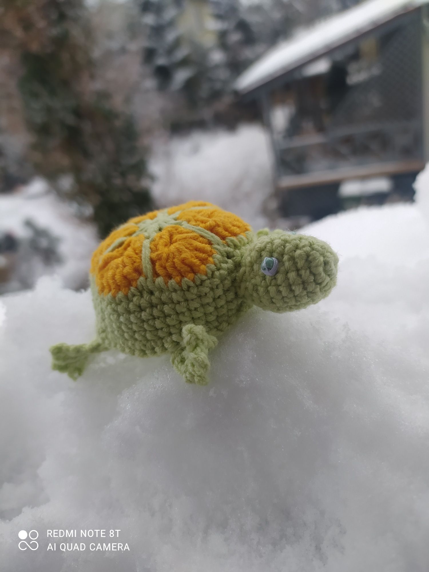 Żółw+ amigurumi+ handmade