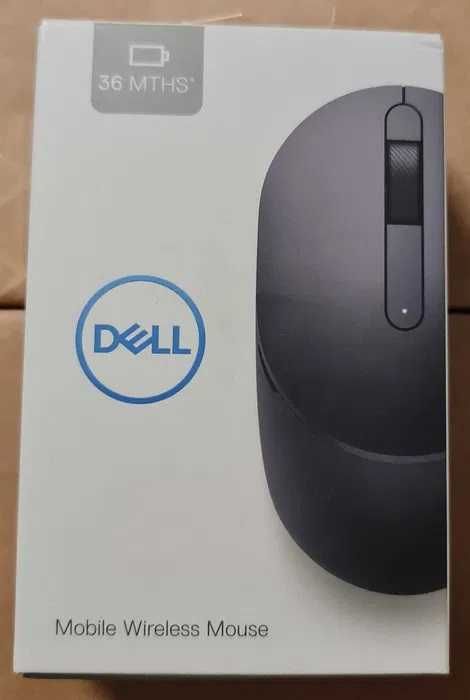 Rato Wireless + Bluetooth 1600DPI Dell MS3320W-BLK (NOVO)