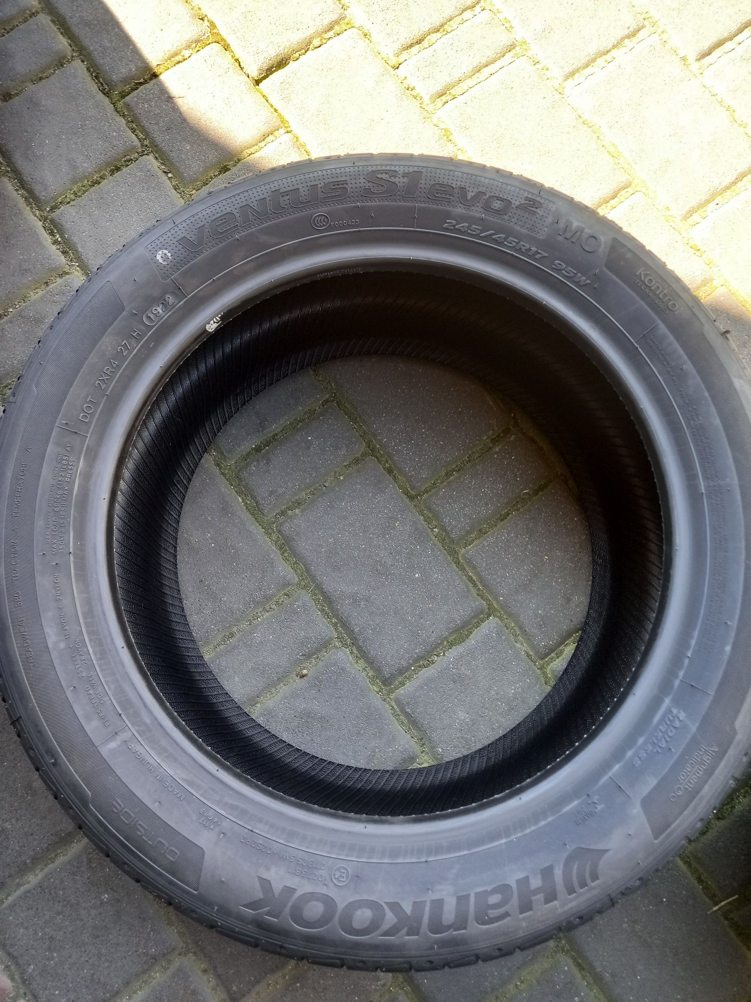 Opony Letnie Hankook Ventus S1 Evo2 245/45/17 4 sztuki DOT 1922